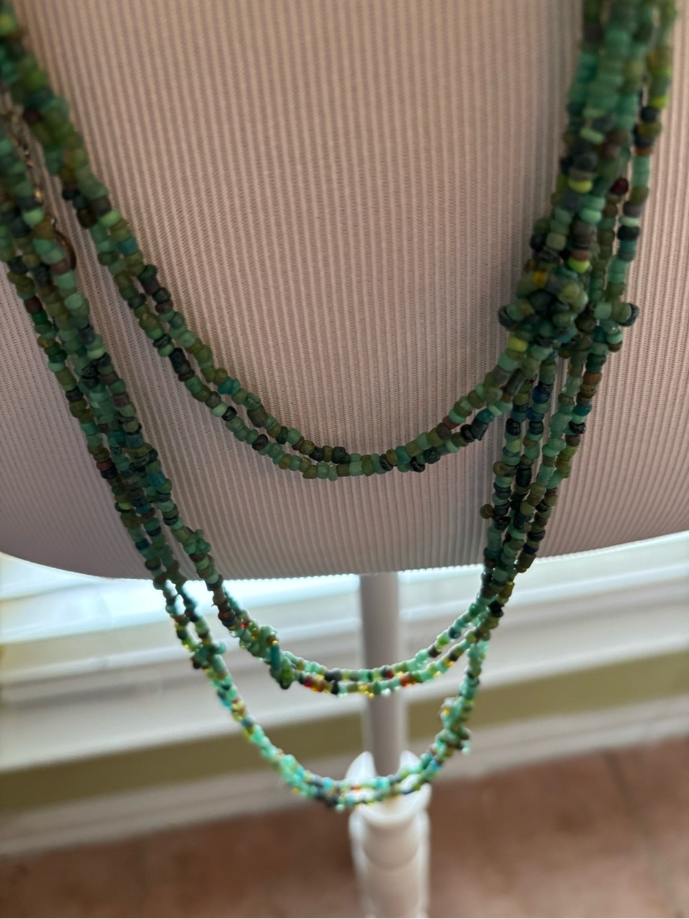 “Long Opera/Rope Length Handcrafted Beaded Necklace”